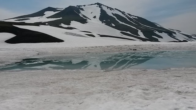 icy mountain