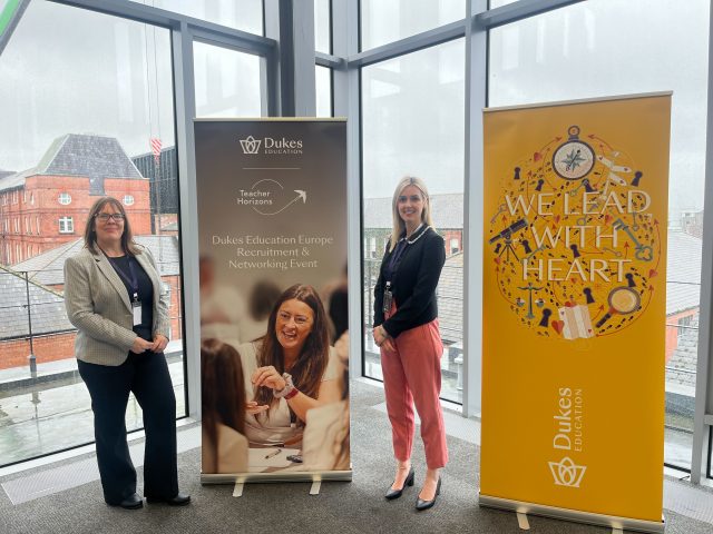 Laura and Maggie at the duke event