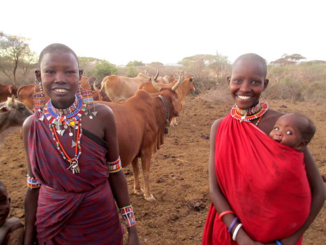Maasai women in Tanzania