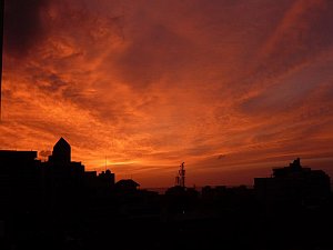 Sunset from my balcony