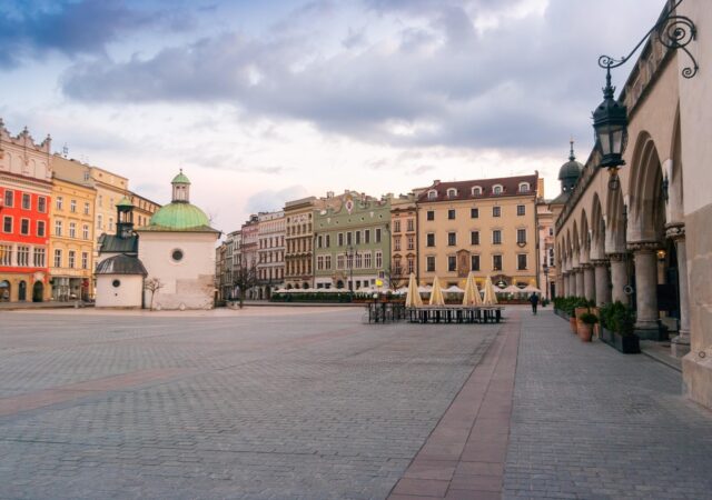Poland street view and building