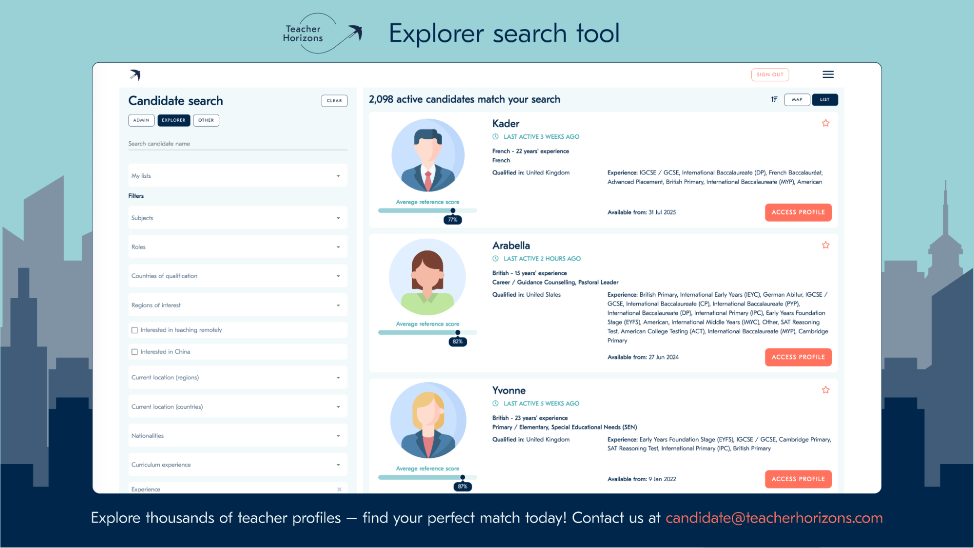 Explorer search tool