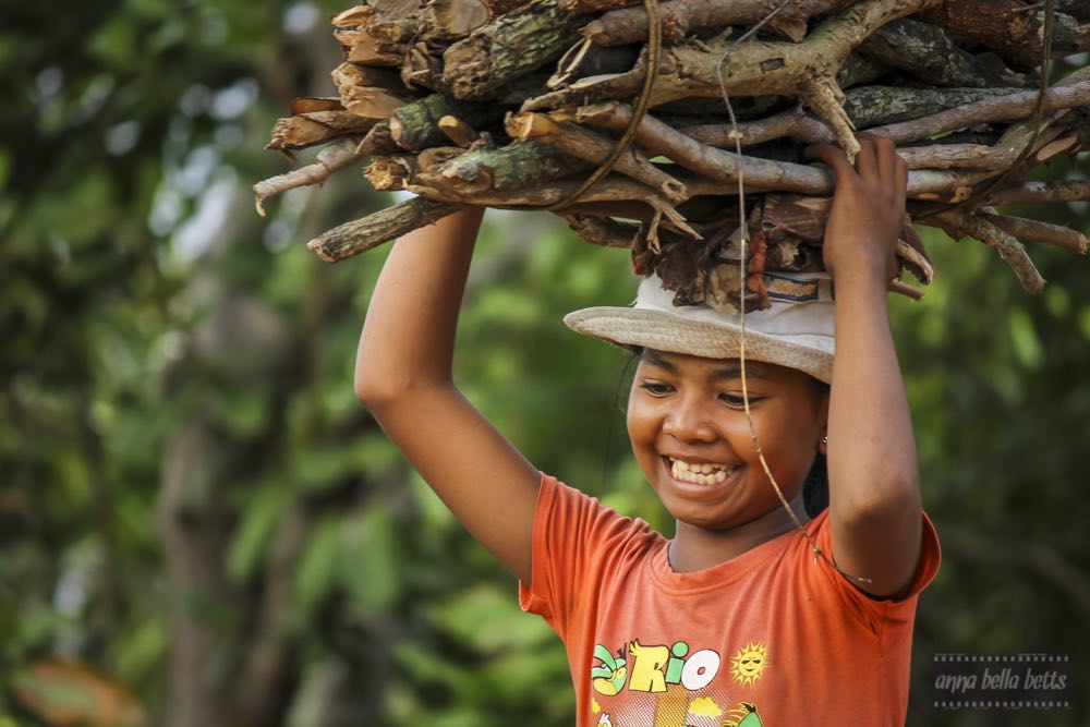 Heavy load and still smiling